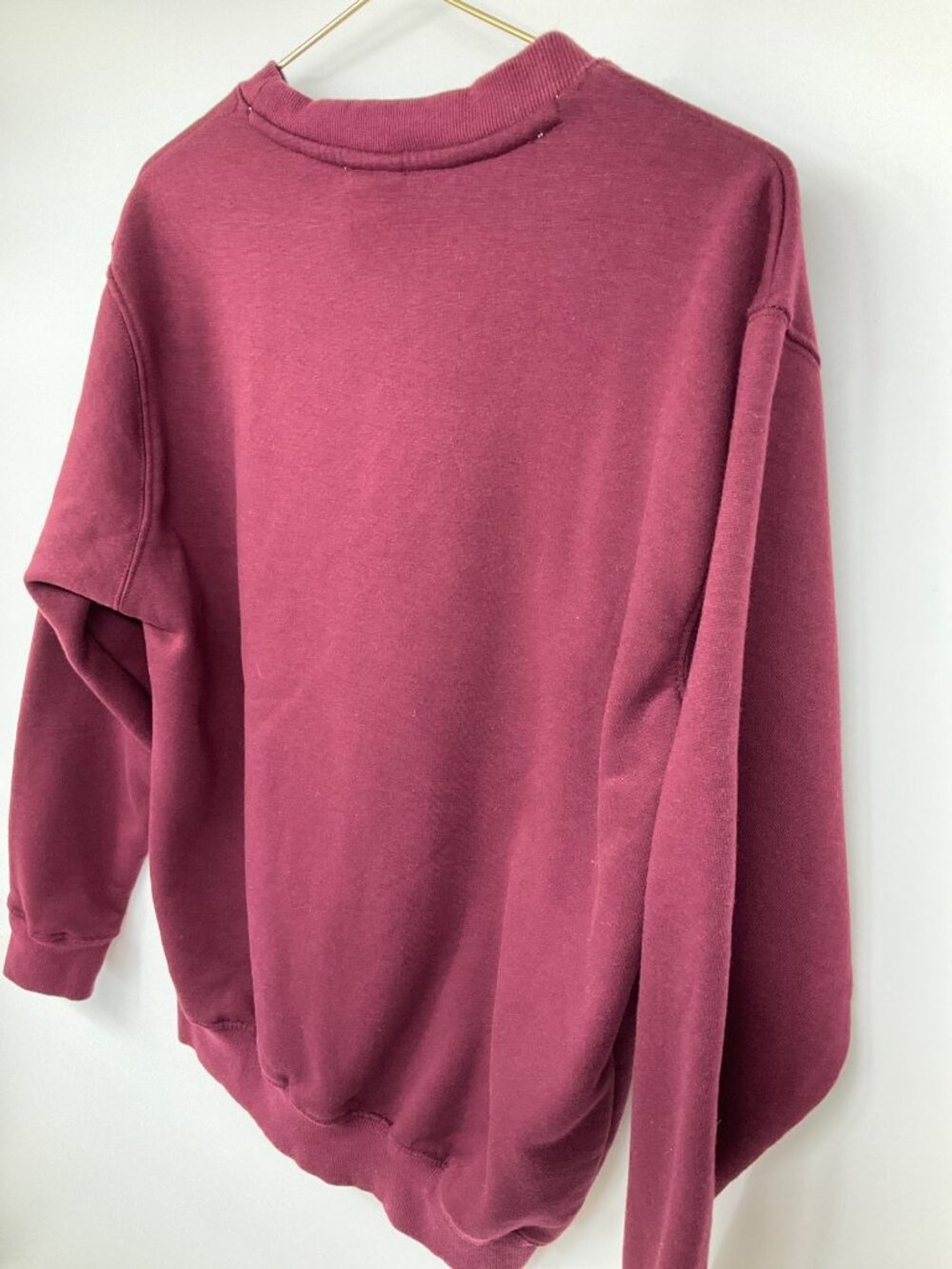 Amsterdam Holland, size Small Burgundy Crew Neck Sweatshirt Excellent Condition - Picture 7 of 7